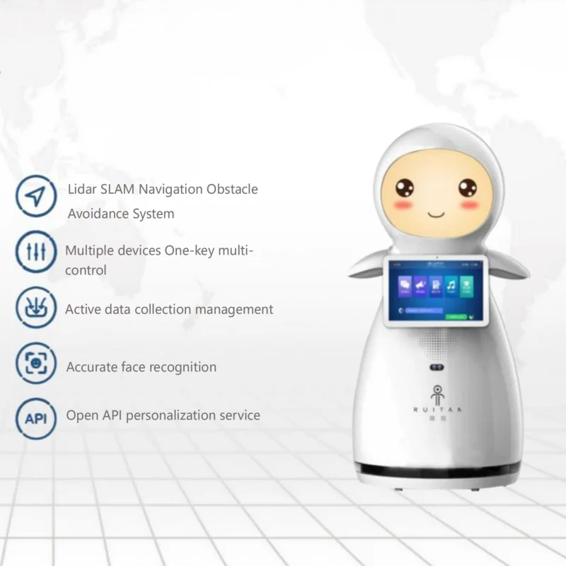 Intelligent Welcome Robot Reception Service Robot Artificial AI Smart Robot Commercial Waiter