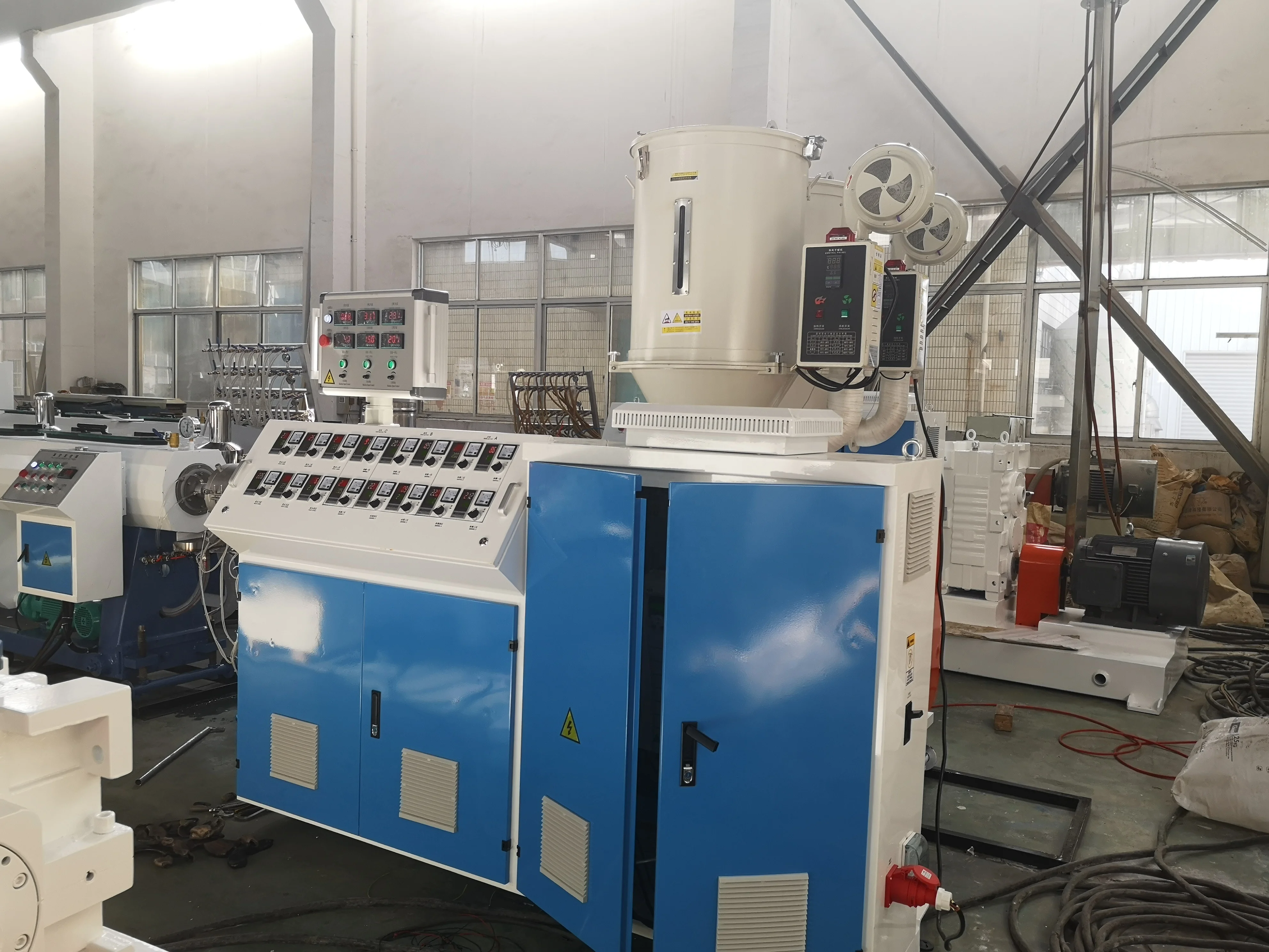 SJ series  single screw extruder / plastic extruder machine for all kinds of plastics use ppr