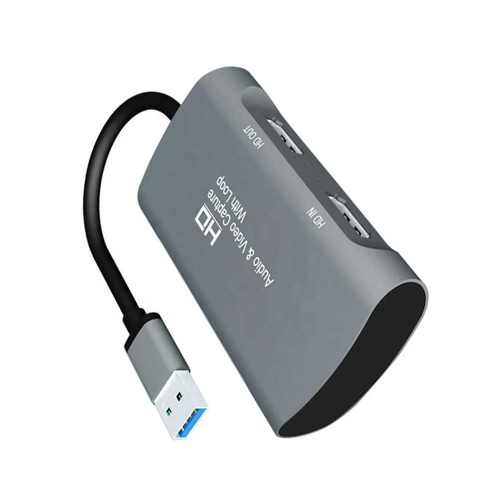 4K HDMI to USB 3.0 60FPS  for OBS Gaming Live Streaming easy capture video capture card