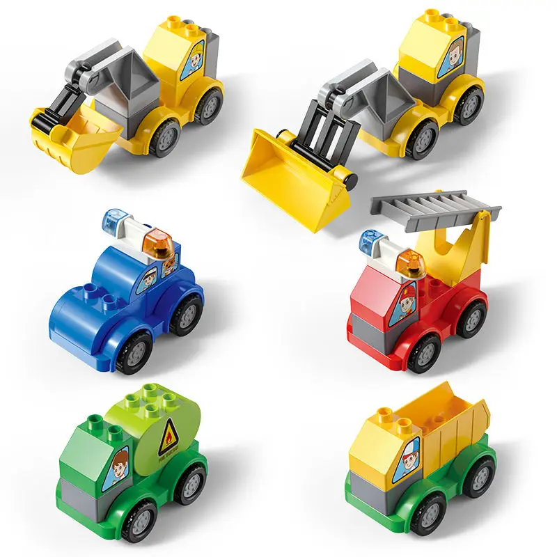 6-in-1 Robot Building Block Toys Engineering Educational Assembling Learning Kits Creative Set for Boys Girls