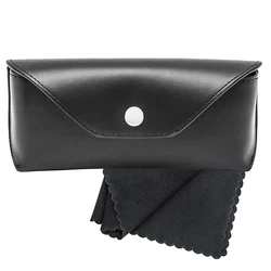 Custom Logo Portable PU Leather Sunglasses Box Sunglasses Case With Logo Packaging Eyeglasses Glasses Bag Pouch