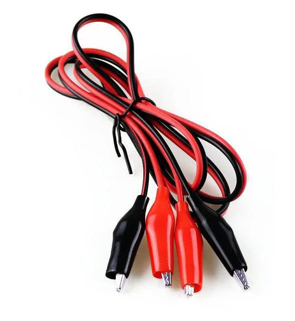 Universal Multimeter Test Leads 4mm Banana Plug to Alligator Clips/4mm Banana Plug/Test Hook/ Probe Needle-tip Wire Cable