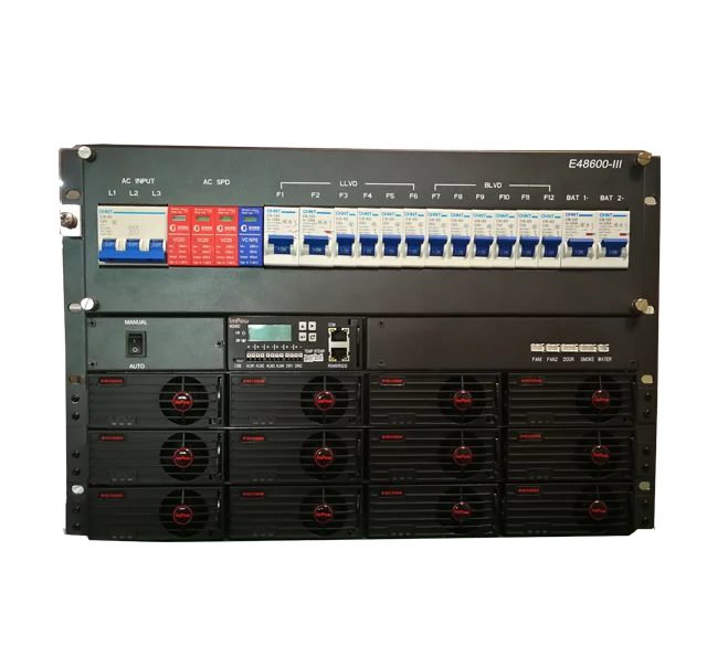 19' rack mount dc power supply 24v 48v 60v dc 3000w rectifier 60a 90a 100a 120a 200a rectifier systems
