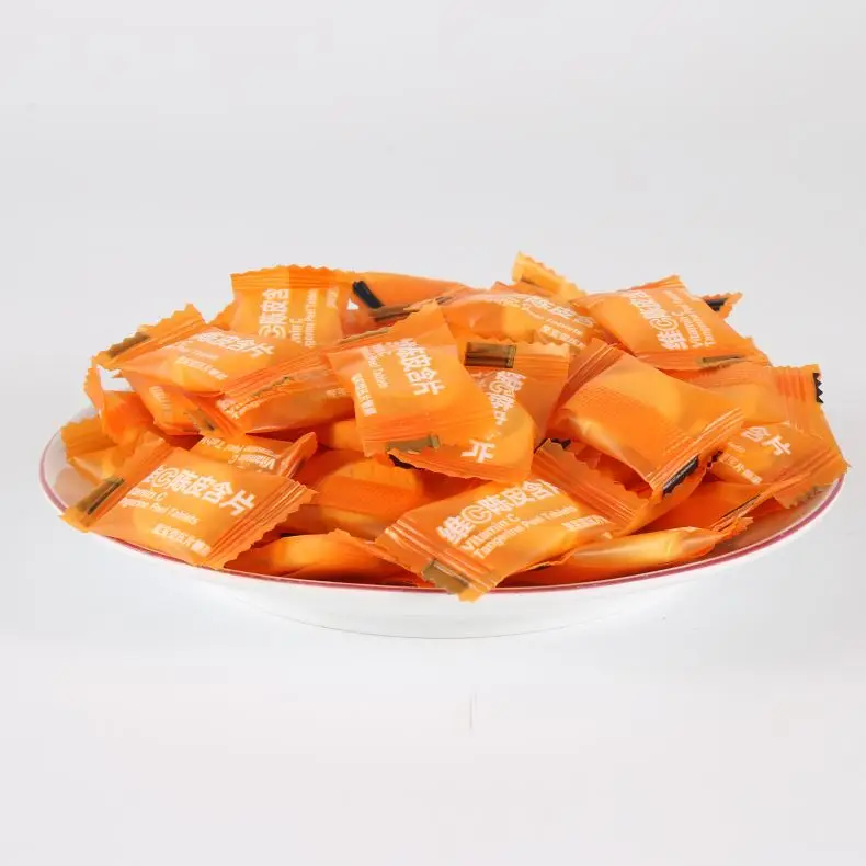 
Factory direct sales Vitamin C Tangerine Bulk colorful packaging candy casual snacks 