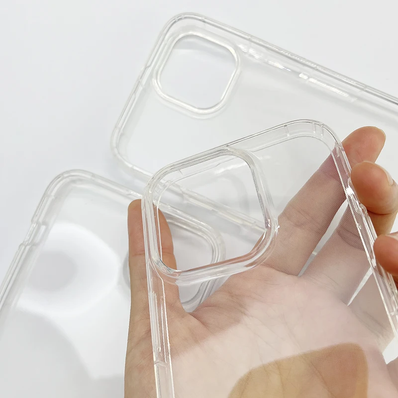 Transparent Mobile Phone Case Gel TPU Case Cover for iPhone 13 8 Plus 7 6 5 XR 12 14 15 Pro Max Clear Case Silicon Transparent