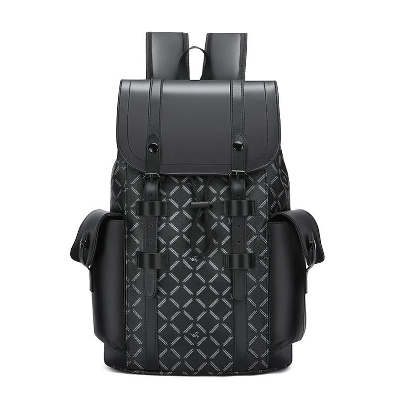 Waterproof durable bag  with PU cover duffle travel gym laptop backpack