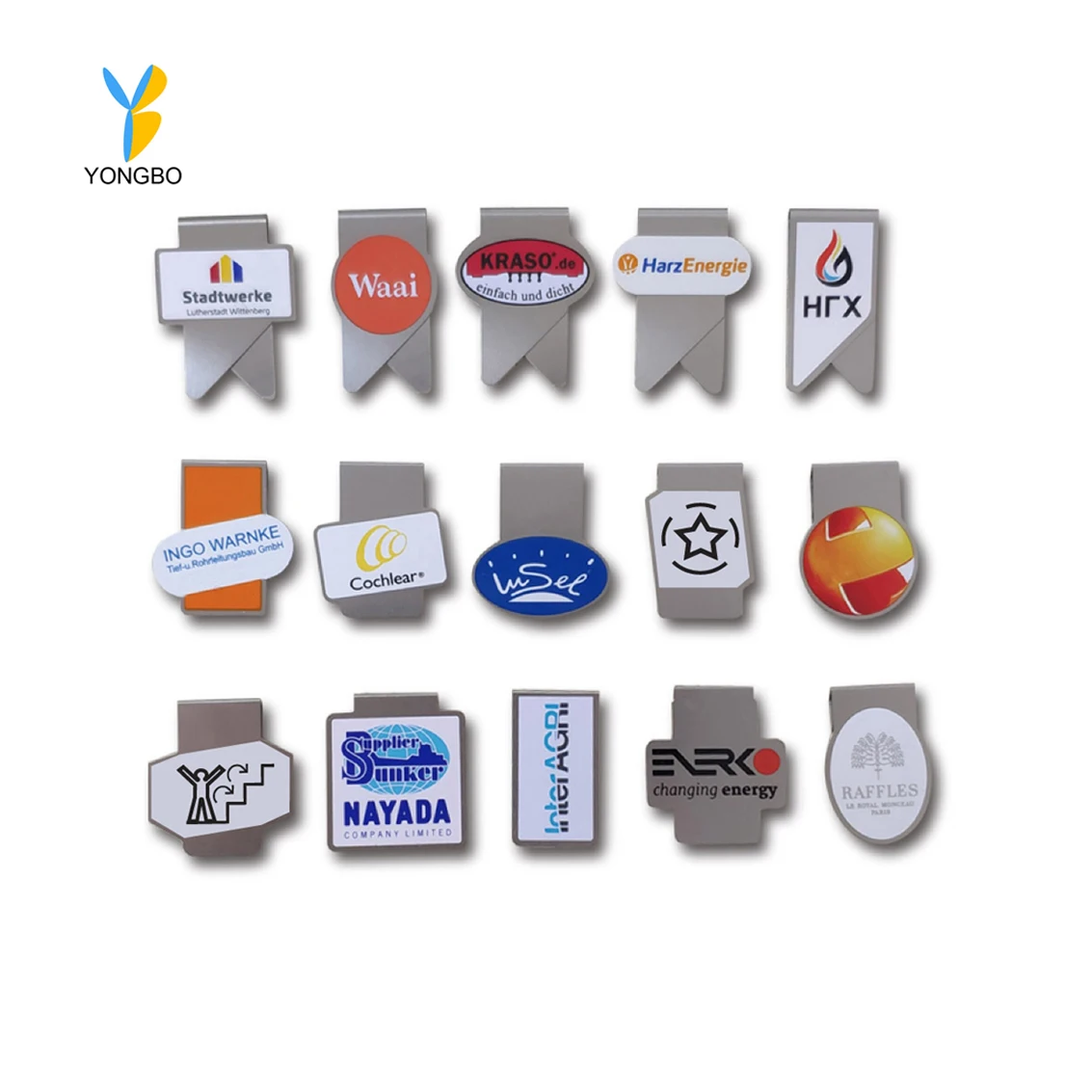 Manufacturer Supplier Flat Paper Clip for Wholesale Metal Bookmark