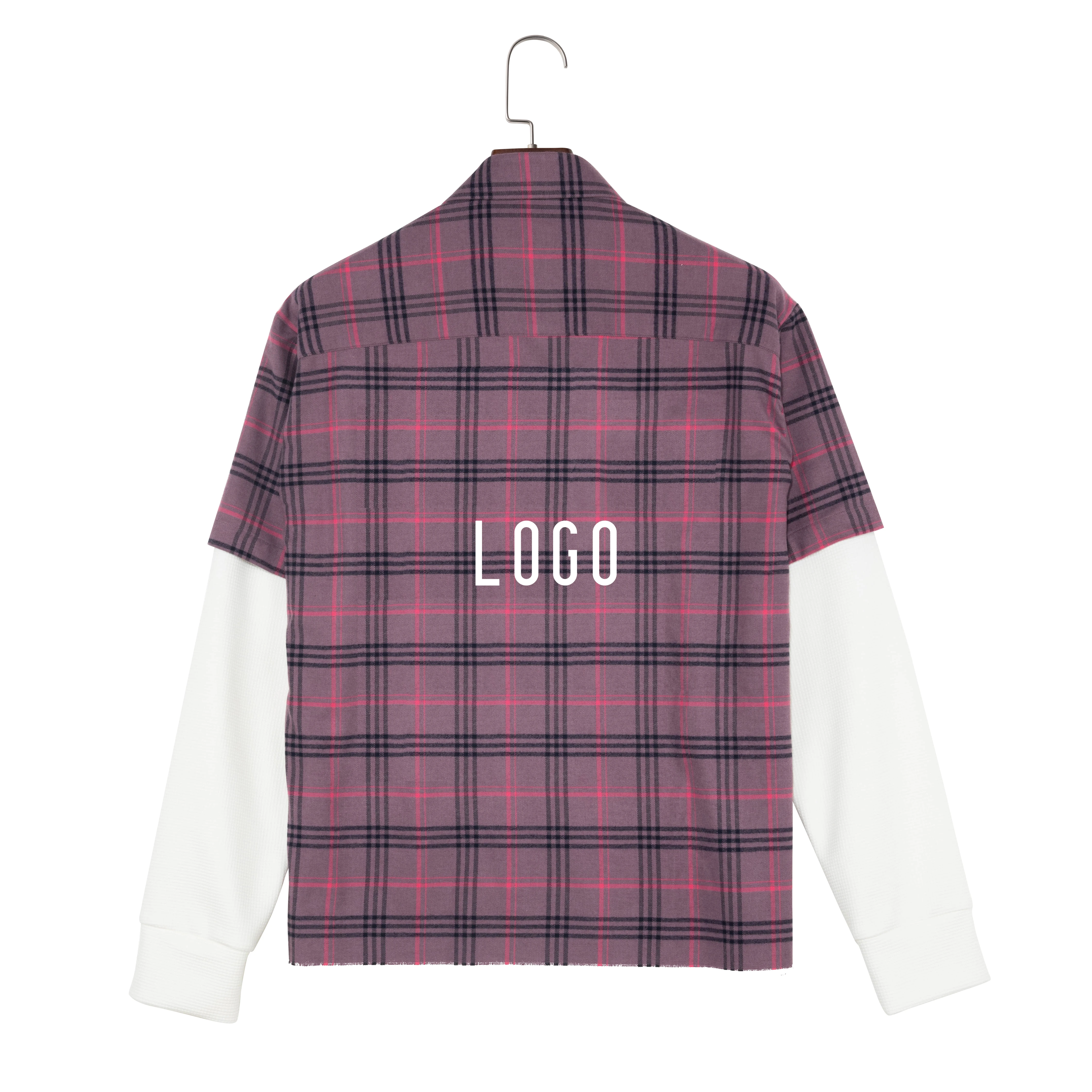 2024 Mens Button Down Shirts Regular Fit Unisex Long Sleeve Casual Strip Flannel Shirt