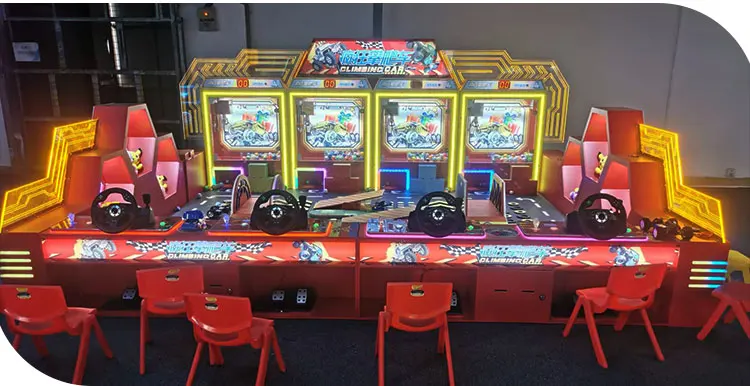 2022 redemption arcade games indoor amusement game coin operated crazy climbing car booth gift game machine for sale