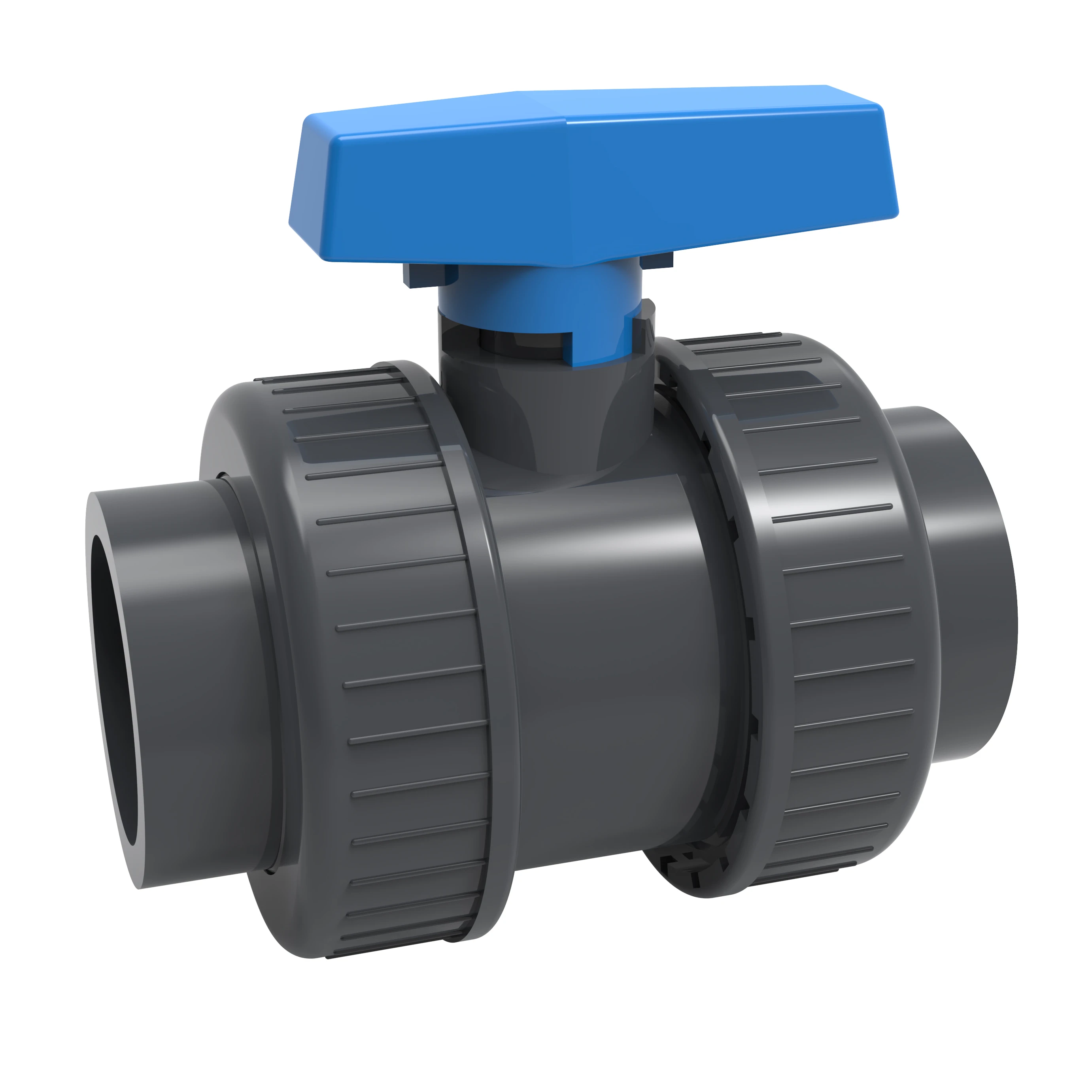 China Factory Customizable ODM Manual Type for Water/Irrigation PVC Double True Union Ball Valve