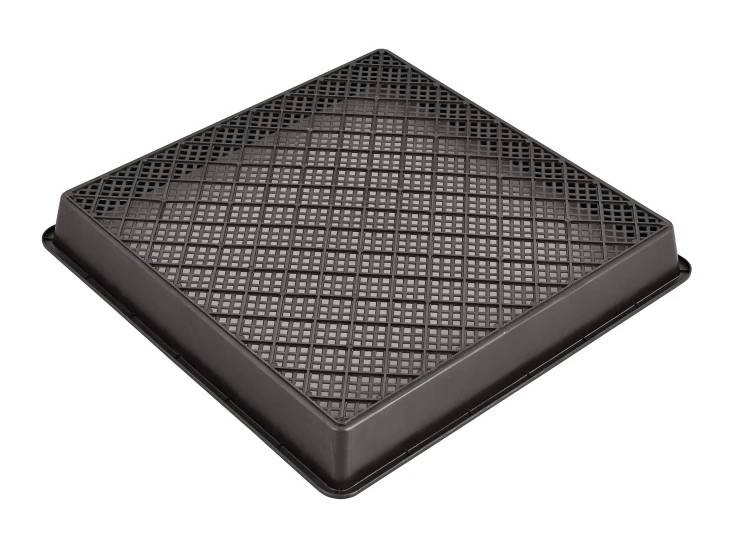 factory Wholesale PP Plastic Square mesh flat Trays for plants