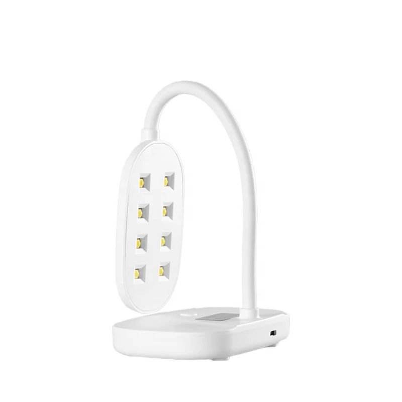 2023 Most Popular UV Lamp Nail 12W One-Button Switch No Harm To The Eyes 8 LED Lamp Beads Nail Lamp UV LED