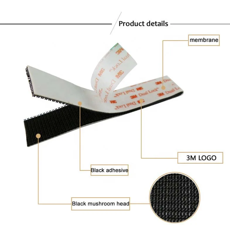 plastic loop and hook tape