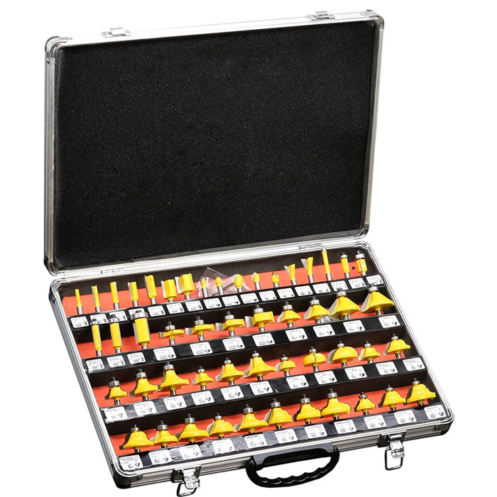professional router bit set 6 12 15 24 35 50 70 100pcs set mill cutter for wood cutter
