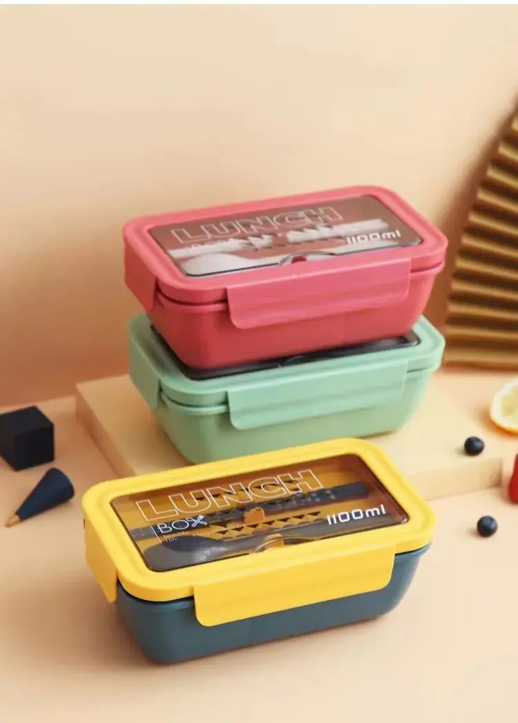 Cute Lunch Box For Kids Compartments Portable Bento Lunch box Children Kid School Outdoor Camping Picnic Food Container