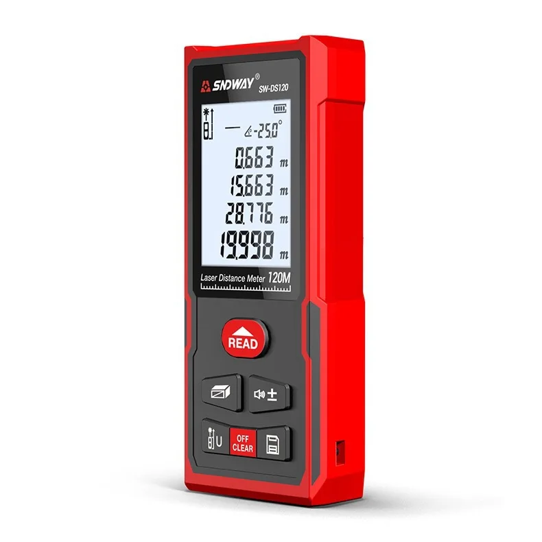 SNDWAY Handheld Laser Range Finder SW-DS50 70M 100M 120M  Infrared Electronic Ruler
