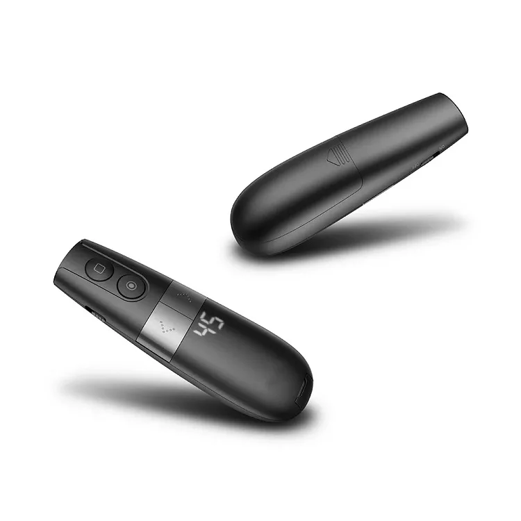 Беспроводная указка H101 с дистанционным управлением, цифровая презентационная ручка, 2,4 ГГц, беспроводная многофункциональная указка для презентаций PowerPoint, Черная