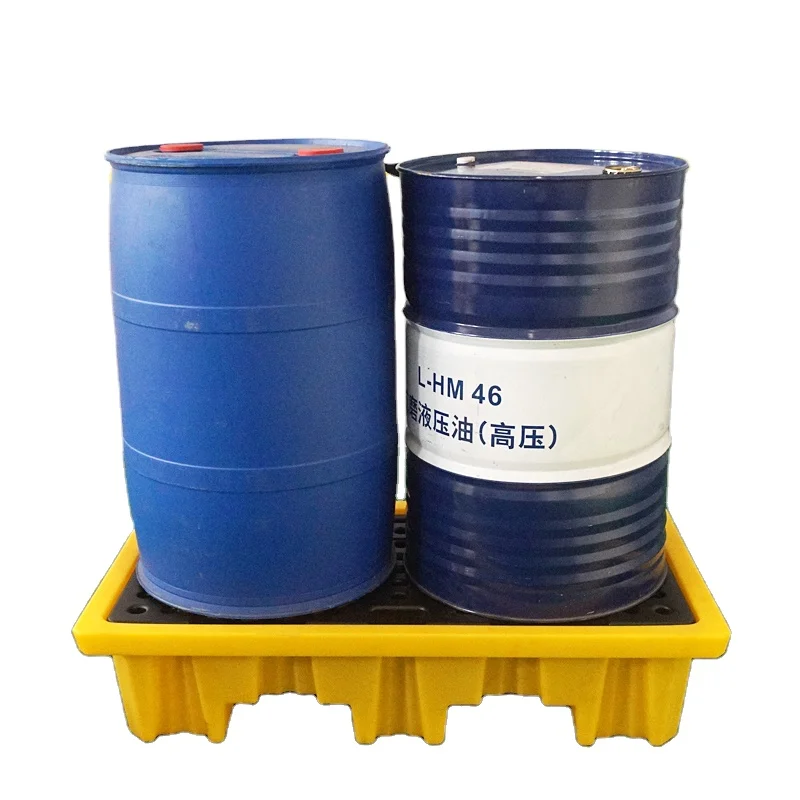 1300*690*300 Secondary Container For Oil Control Spill Pallet 2 Drum Oil Spill Contain Pallet+