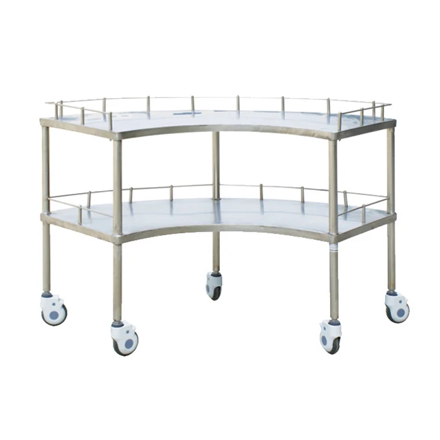 high quality stainless steel instrument trolley
