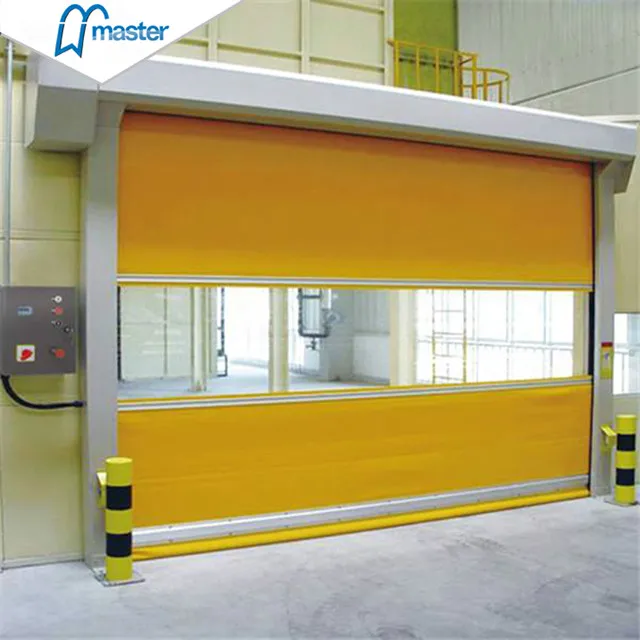 Factory direct sale industrial commercial warehouse dock door roll up high speed pvc doors with high quality and cheap price