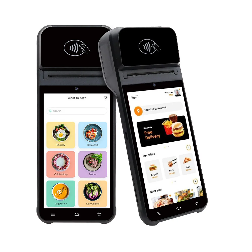 Z92 Latest Android Portable Point Of Sale POS Machine With Nfc Card Reader/Built In Thermal Printer