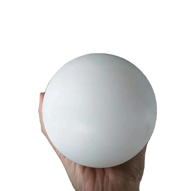 White plastic sealing ball, polytetrafluoroethylene material, solid polytetrafluoroethylene ball