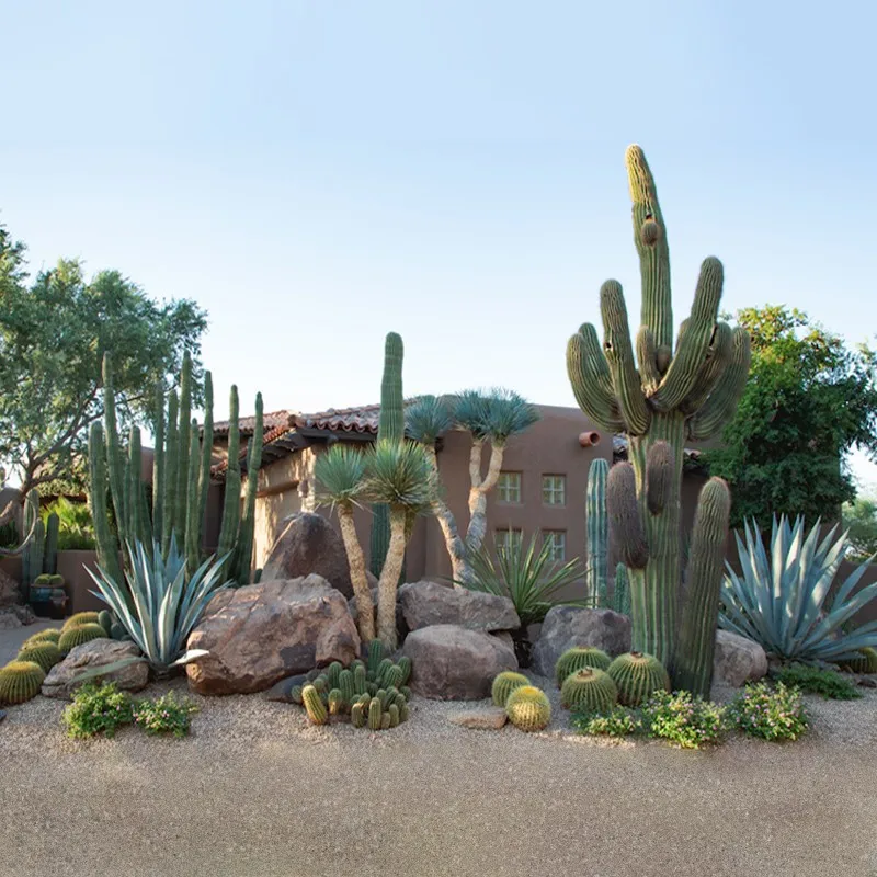 Mall Square Swimming Pool Decorative Landscape Artifical Tropical Plants Plastic Giant Artifical Palm Tree