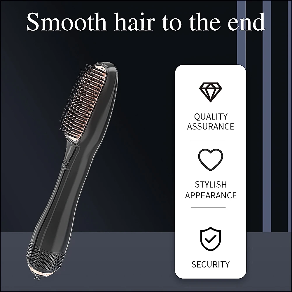 GTP Private Labeling Infrared Hair Straightening Comb Portable Hot Air Brush Water Mist Spray Hair Dryer Hair Dryer Brush