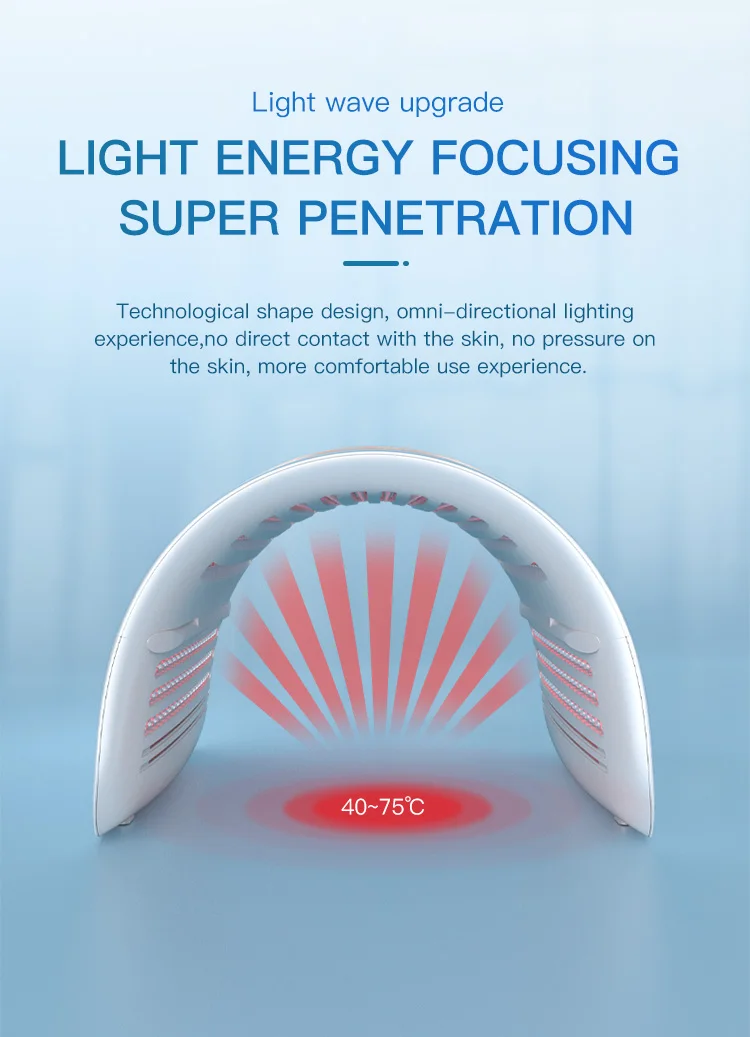 Professional 4 Color PDT LED Light Therapy Machine Red light Therapy LED Facial and Body Dome Beauty Instrument SPA Capsule