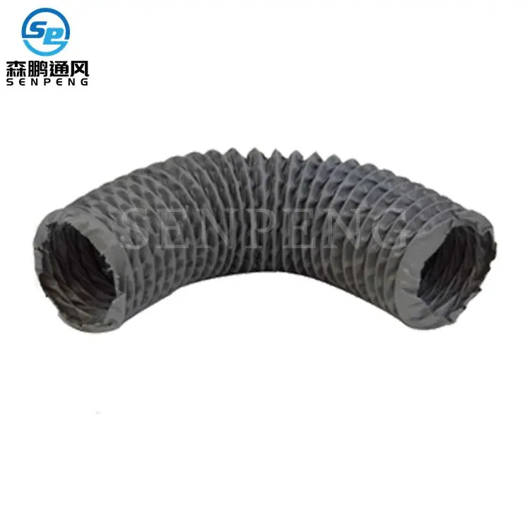 Light Weight PVC Tarpaulin Ventilation Air Duct for Welding Gas Exhausting