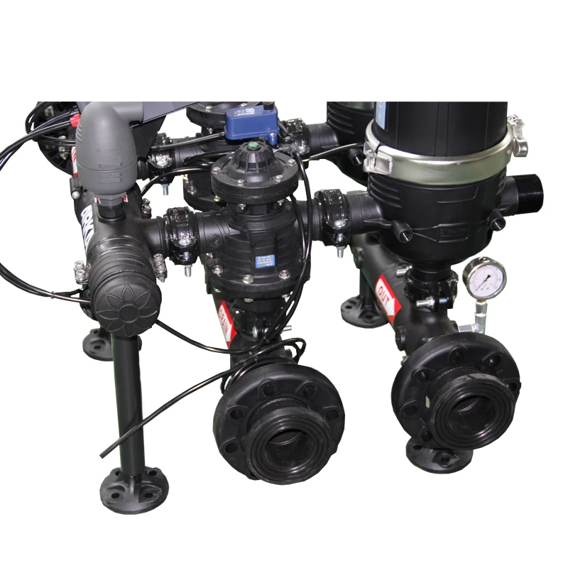 2 Inch 2 Units Self-cleaning Automatic Backwash Disc Filtration System,plastic filter mesh