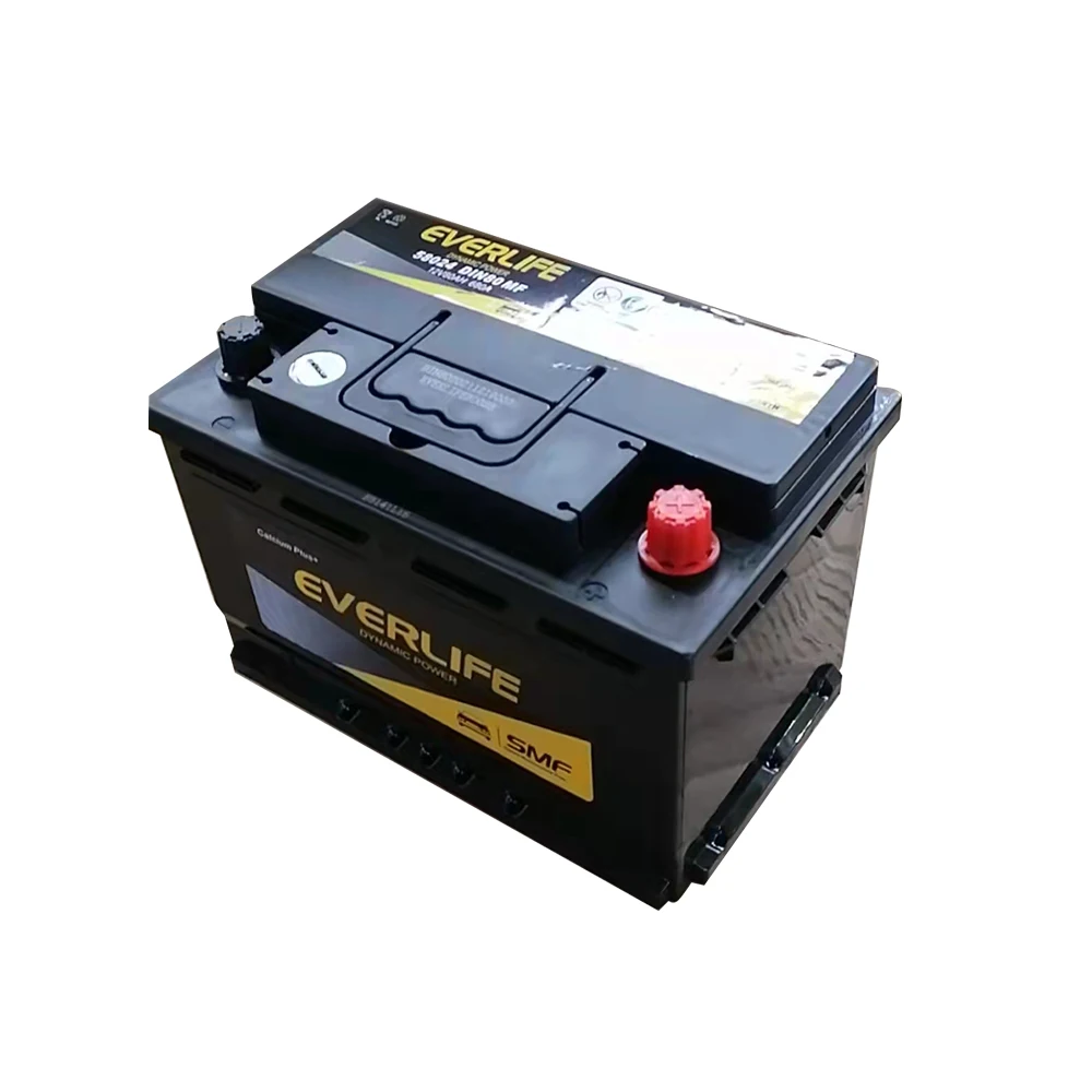Maintenance-free DIN standard lead-acid battery DIN80 80ah  starter battery car battery