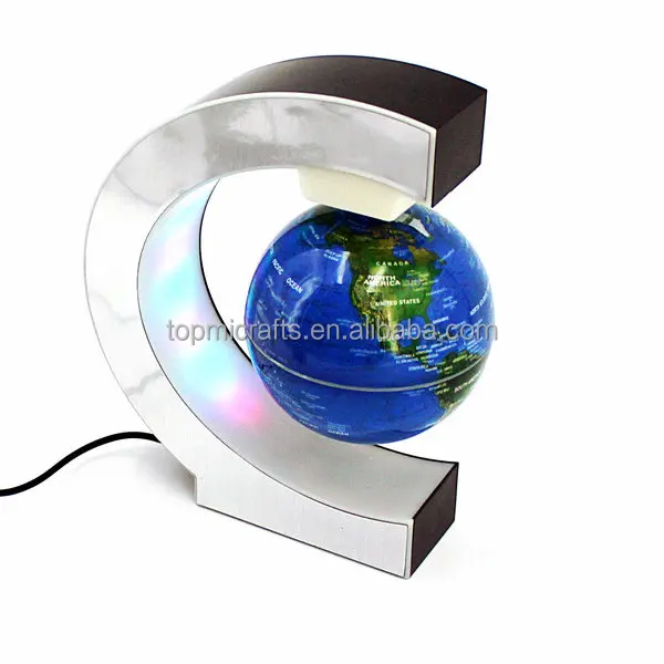 Заводская поставка магнитная левитация плавающая карта мира ПВХ глобус для подарка украшения дома
