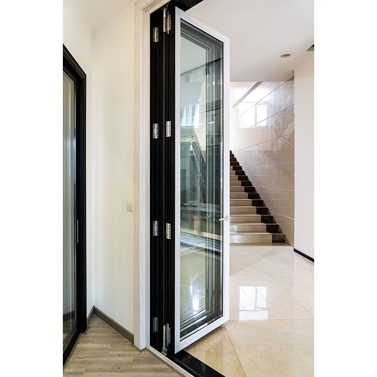 2023 Germany Made High Quality Hardware Modern Multi Fold Door Aluminium Folding Glass Doors Patio bi folding Patio Doors