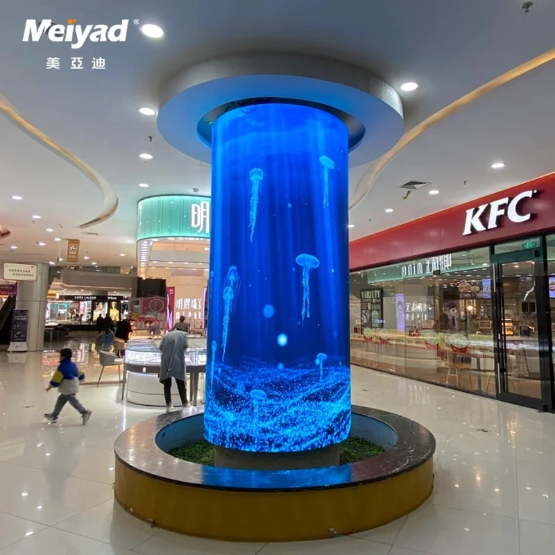 Circular Curved P4 P3 P2.5 Soft Led Module Cylindrical Led Display Flexible Led Screen
