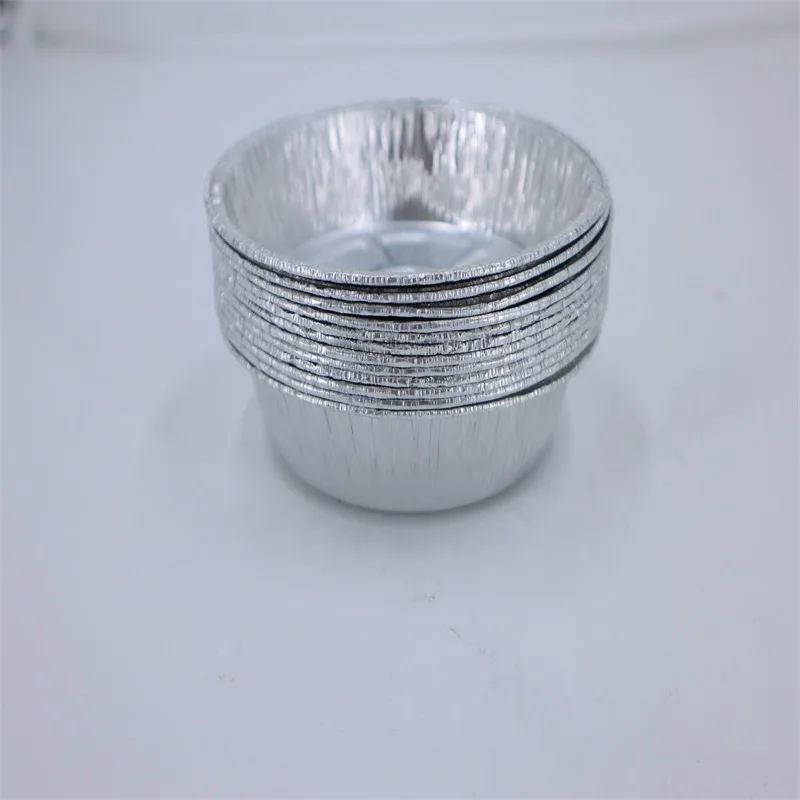 250 ml Baking Disposable Aluminum Foil Cups with Lids for Bread Baking / Pudding Cups / Ramekin Cup