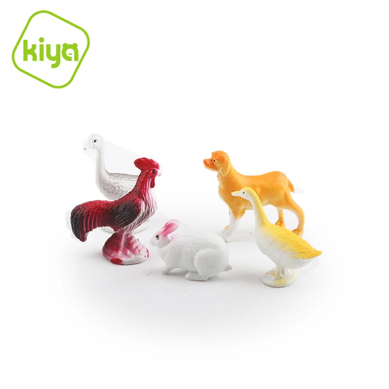 Kiya D109 chicken duck goose dog rabbit custom plush toys animal toys products kids soft toys
