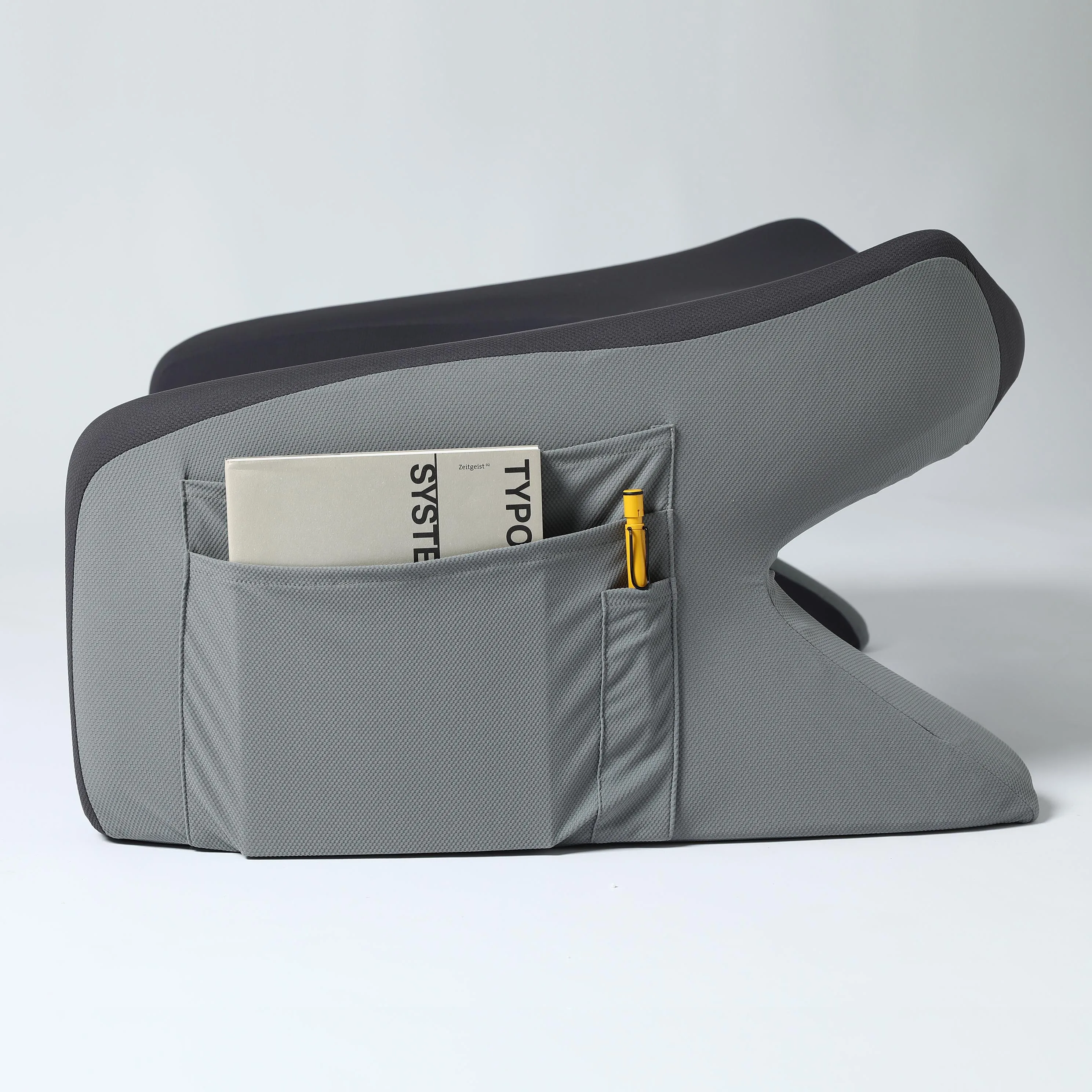 High Density Memory Foam Wedge Arm Rest Pillow Soft Lap Desk Reading Pillow for Gaming Large Armrest Pillow
