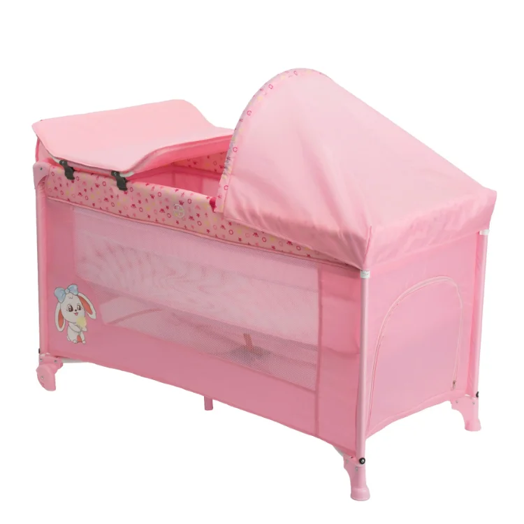 Crib Splicing With Diaper Changing Pad Big Bed Bb Multifunctional Portable Bed For Newborn Baby
