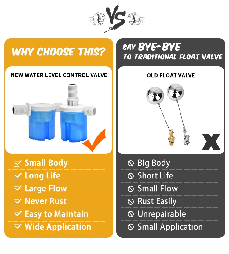 Original JUNY Ball Valve Float Switch 1 4 Mini Water Float Valve For Drinker Ball Float Valve For Cooling Tower