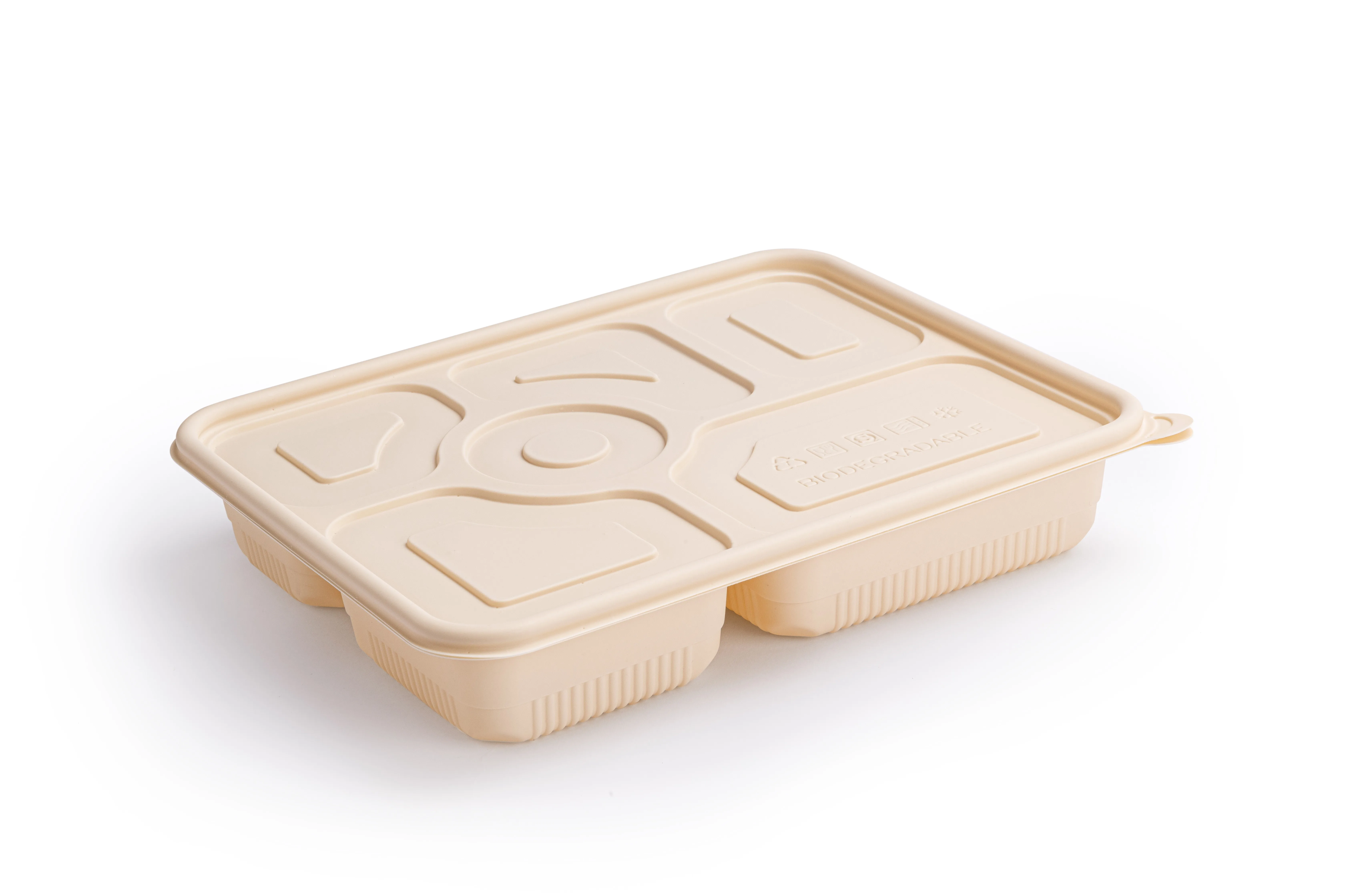 Eco-Friendly biodegradable corn pulp Take Out Food Containers Lunch Salad Meal Storage Boxes