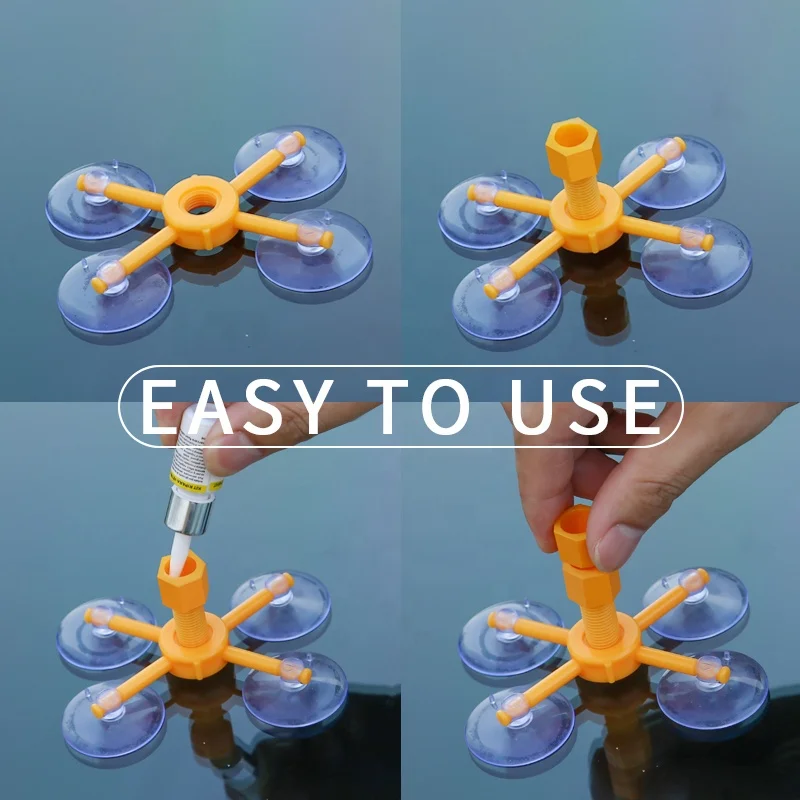 Windscreen Windshield Repair Tool Set DIY Car Wind Glass Kit For Chip Crack car-styling car accessories safety