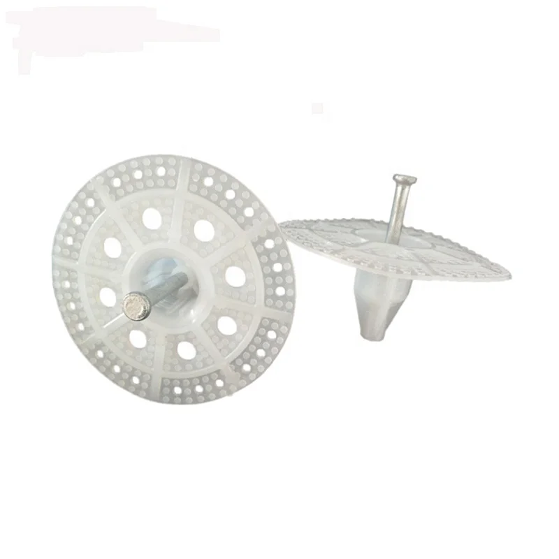 Heat Preservation Shooting Nail 50 Mm Plastic Insulation Fastener Insulation Board Fixed with Round Disc Anchor RF-INS8080