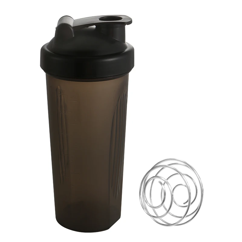 600ml transparent custom protein shaker bottle shake mixer bottle blender water bottle