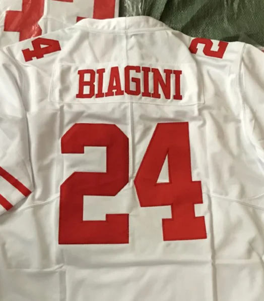 
Customize yourself name number American san francisco chicago football jersey 