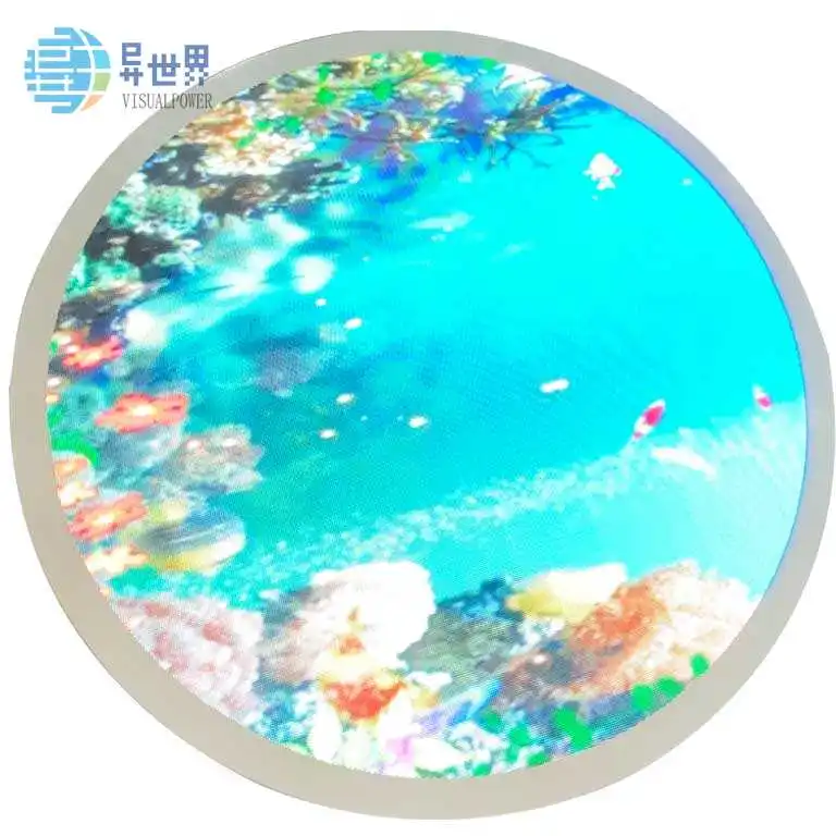 P3-1.3m Диаметр круглой формы светодиодный дисплей для рекламы