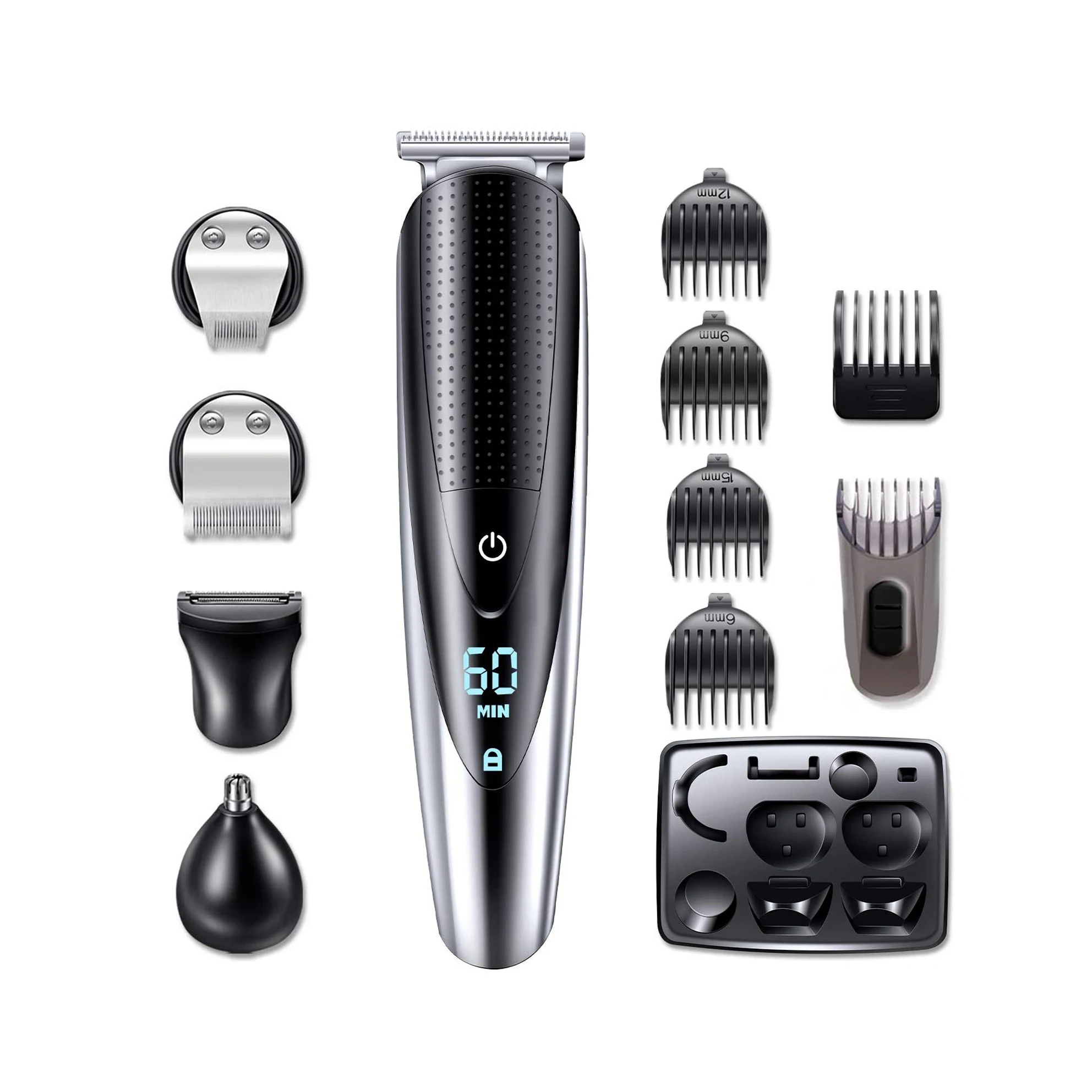 5 in  1 Man grooming Kits Hair Trimmer and cutter Beard Nose Ear Facial Trimmer for Men Hair Cutting tools waterproof