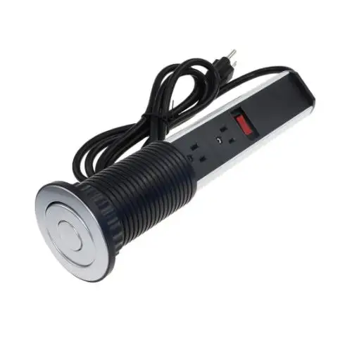 2021 г., новый дизайн, американский стандарт, скрытые 3 розетки, 2 порта usb, электрические штепсельные розетки, блок питания из поликарбоната/АБС-меди