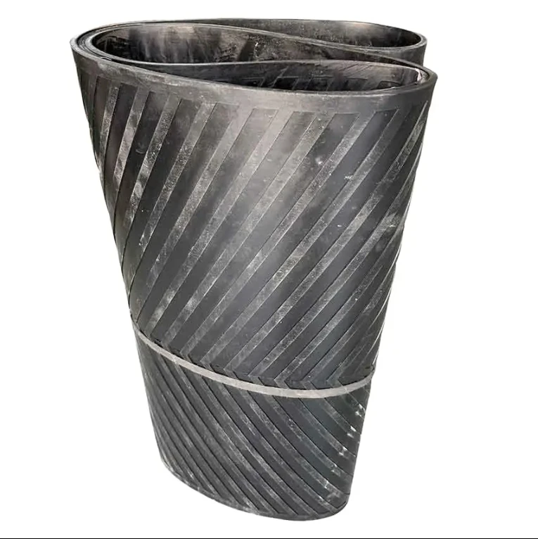 Open V Type Patterned Chevron Belt Ep Rubber Conveyor Belt for Industrial Application