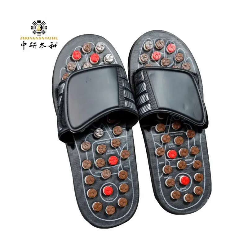 Therapeutic Reflexology Sandals Foot Acupoint Massage Shiatsu Arch Pain Massage Slipper